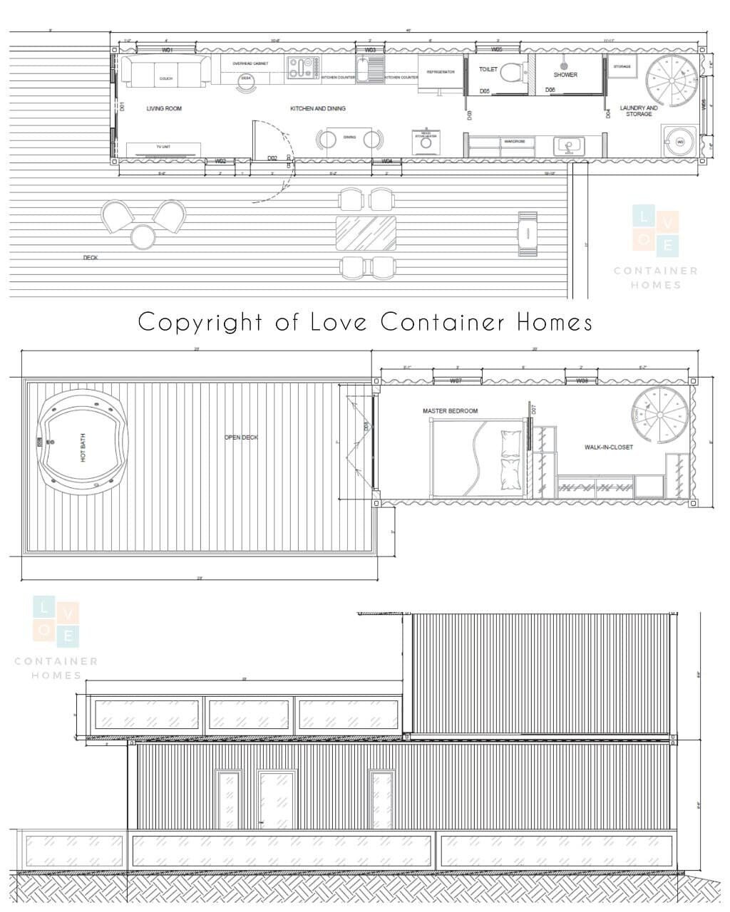 Shipping container home from love Container Homes